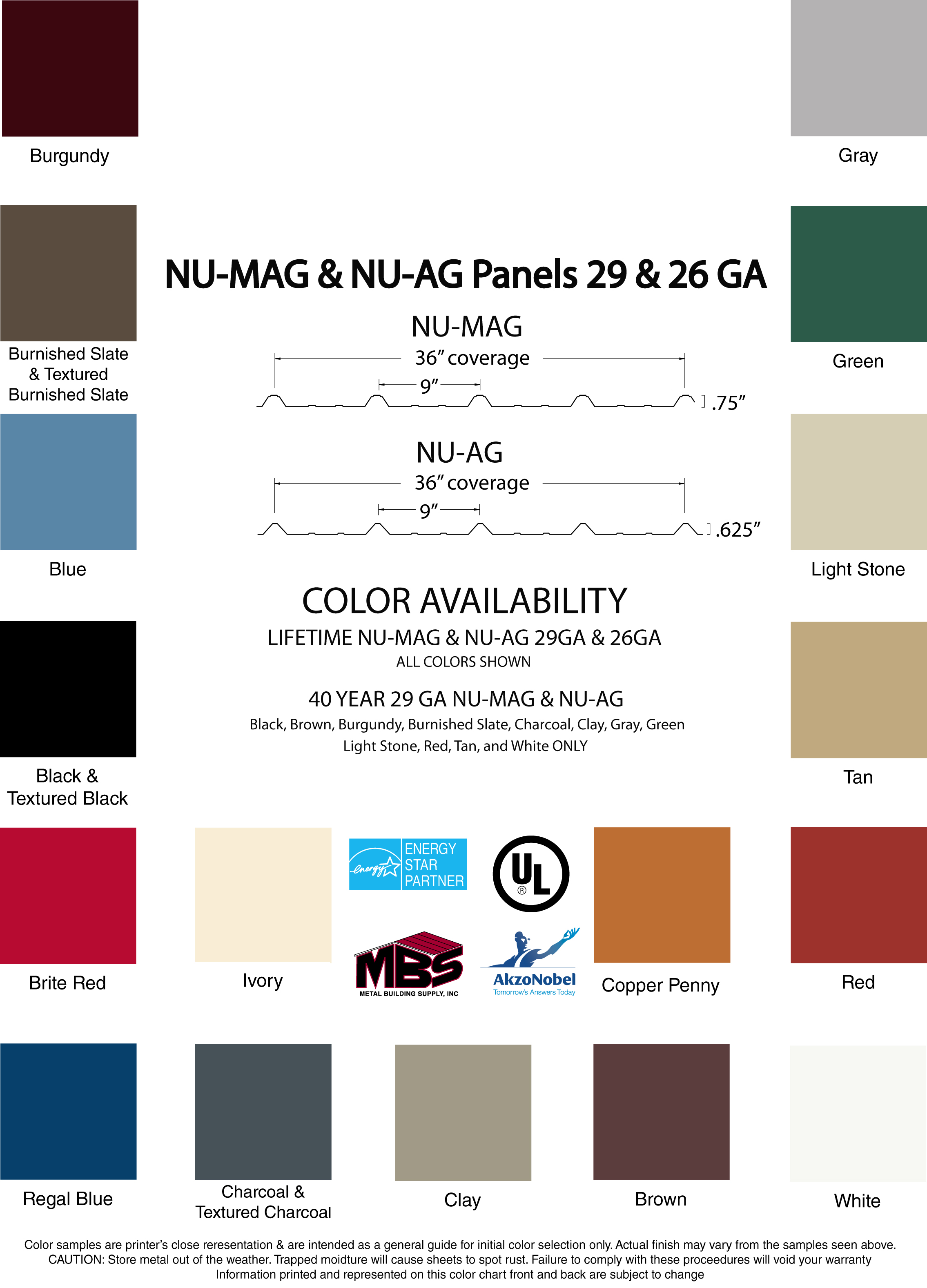 Color Chart